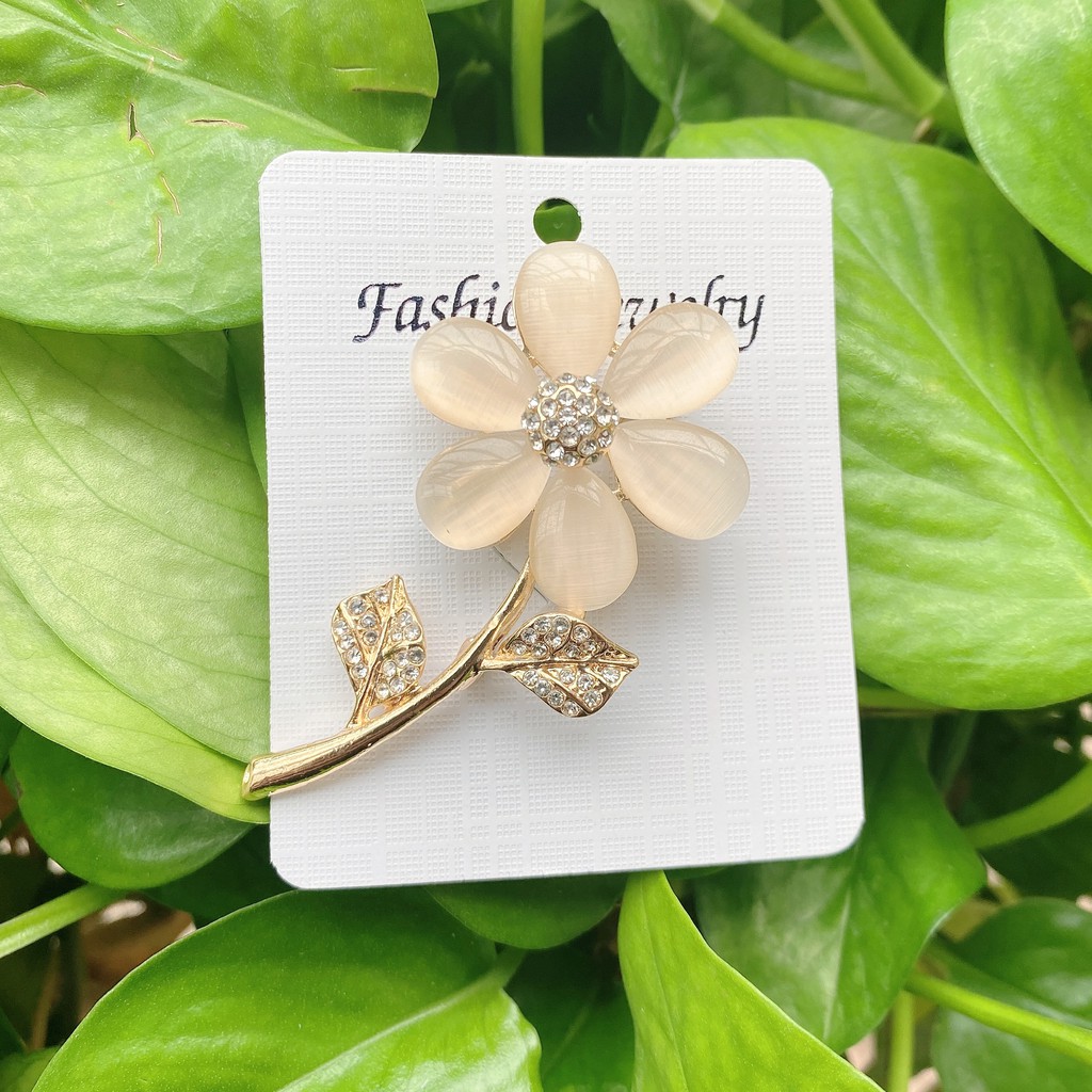 Baru Kreatif Mutiara Pin Bros Berlian Imitasi Bros Elegan Cukup Gaya Bros Mutiara Bros-16#