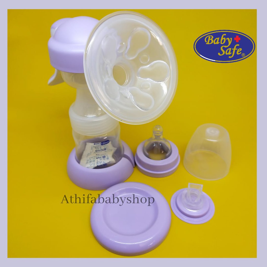 Alat pompa asi payudara susu perah bayi BabySafe Breast Pump Manual ( non Elektrik )