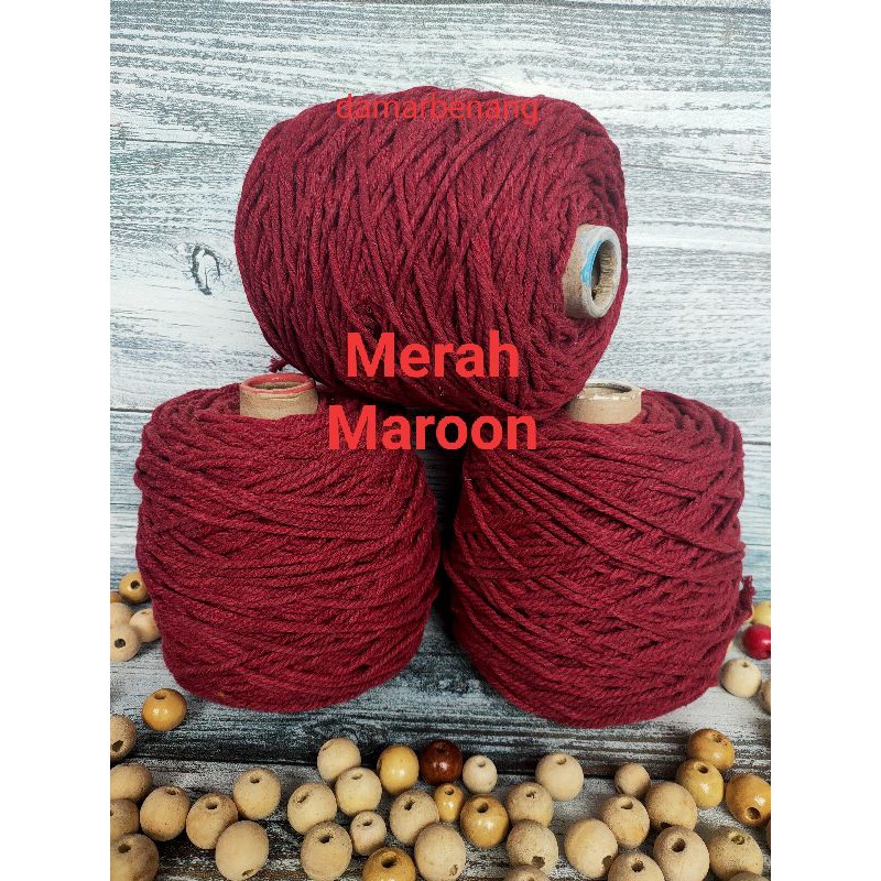 Tali katun Maroon 1kg