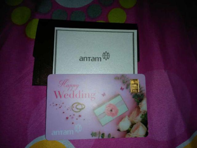 Emas Antam Logam Mulia 0,5 Gram Gift Series - Gift Card