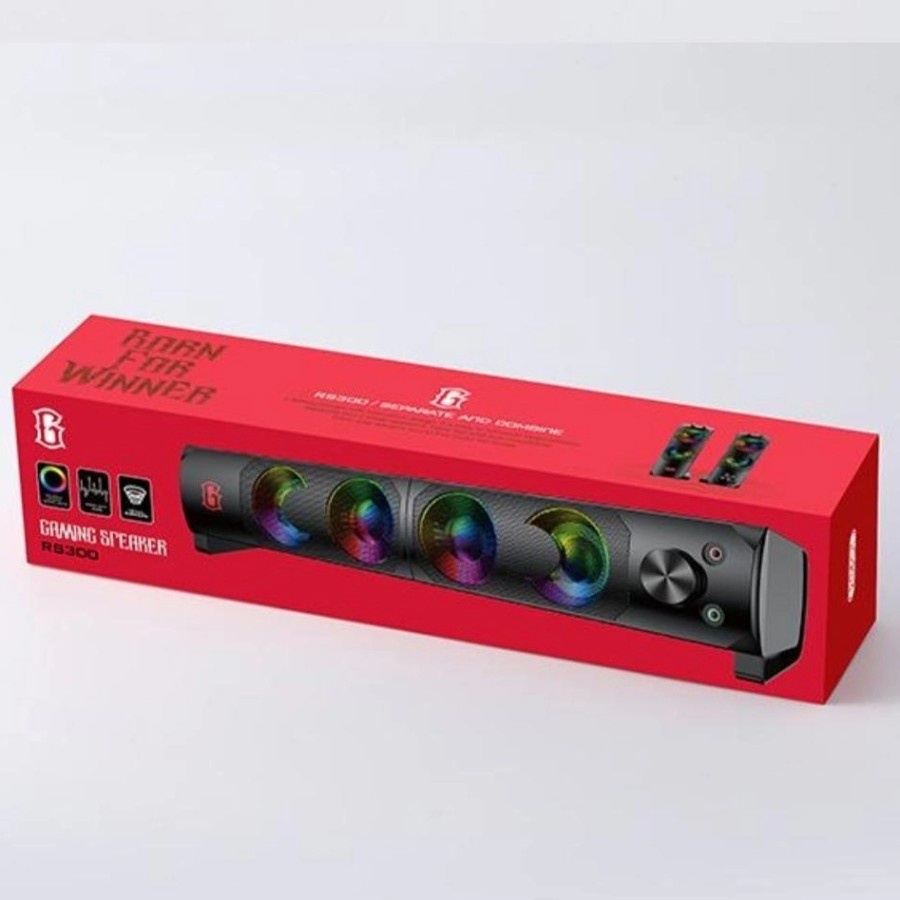 SPEAKER MULTIMEDIA ROBOT RS300 SPEAKER GAMING  PC Komputer USB