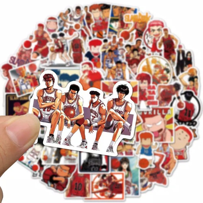 

50pcs Stiker Slam Dunk anime kartun manga stickers sticker slamdunk