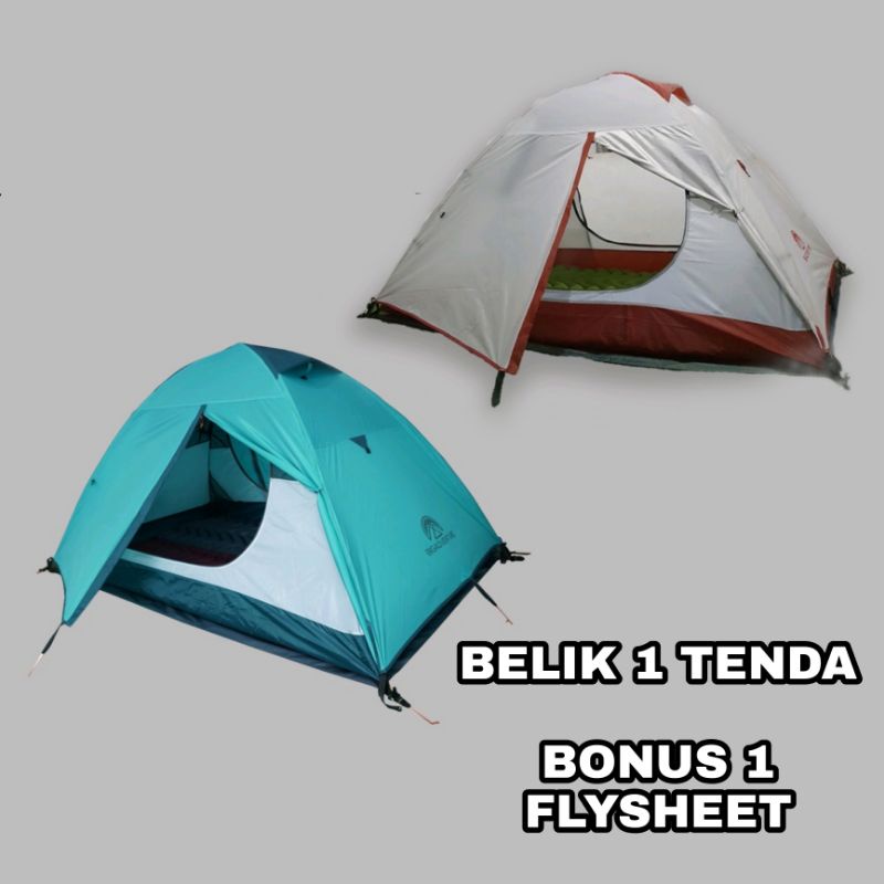 Bigadventure Pangrango Series - Bundling Flysheet / belik 1 bonus 1 flysheet Big adventure