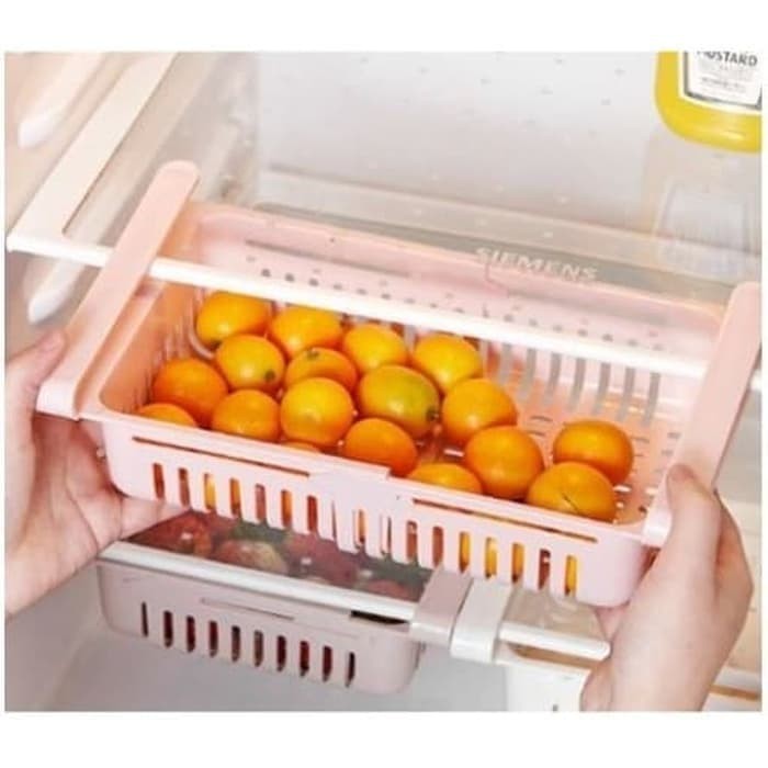 Rak Kulkas Multifungsi Refrigerator Storage Box Kulkas Organizer