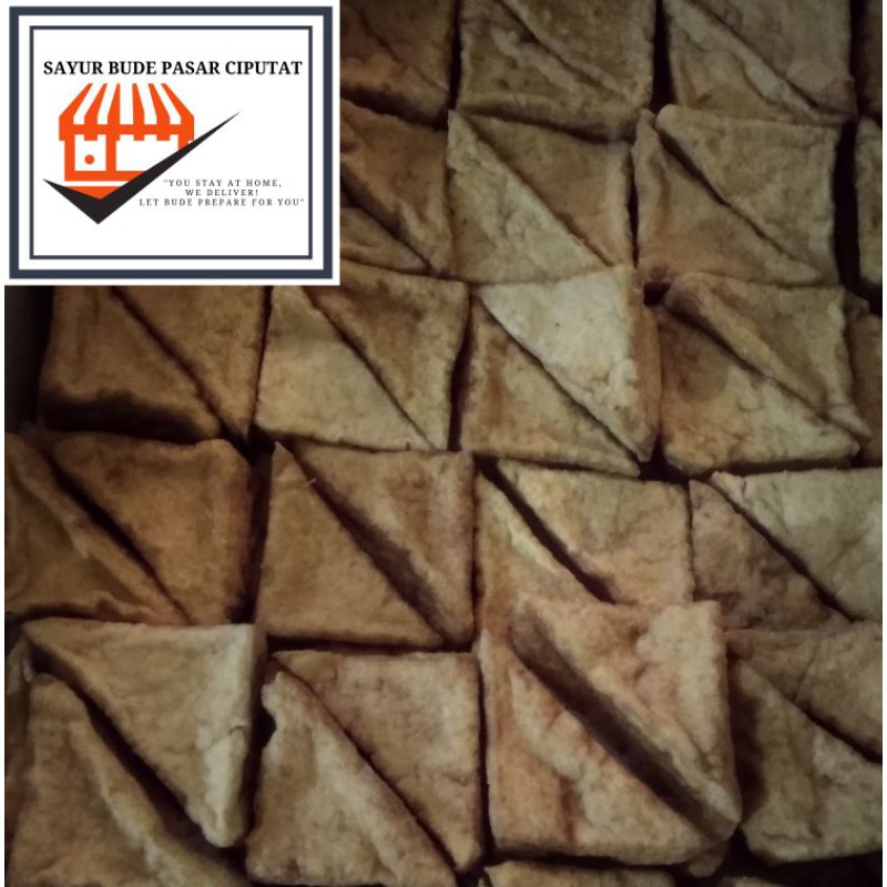 

Tahu Kulit Coklat Segitiga isi 10 pcs