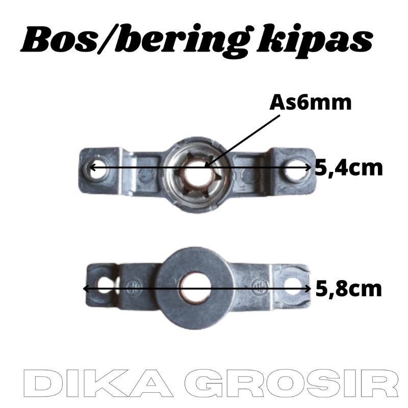 Bos/bering kipas angin 6-9in