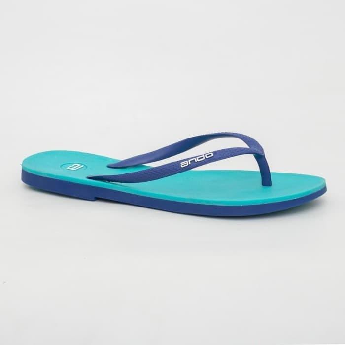 SANDAL JEPIT WANITA / SENDAL ANDO KELLY TURQIS / BLUE - 37