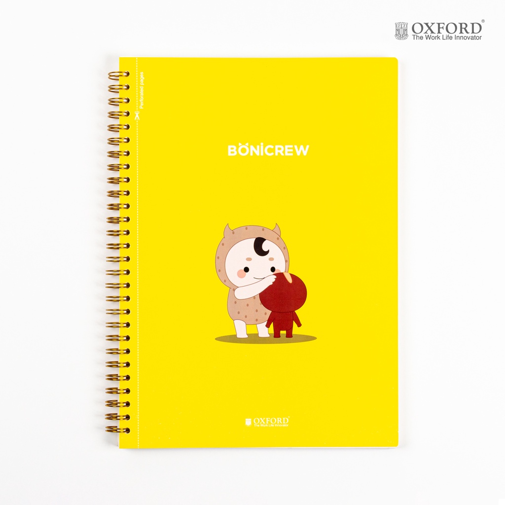 

Buku Tulis Notebook Spiral Bonicrew #8 B5 (110k dapat 4pcs)