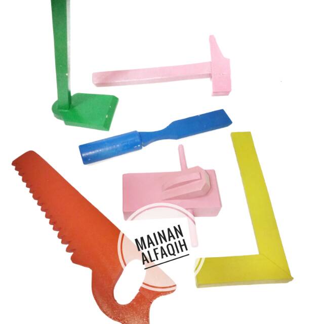 Mainan Edukasi Anak TK- PAUD-Mainan Alat Pertukangan