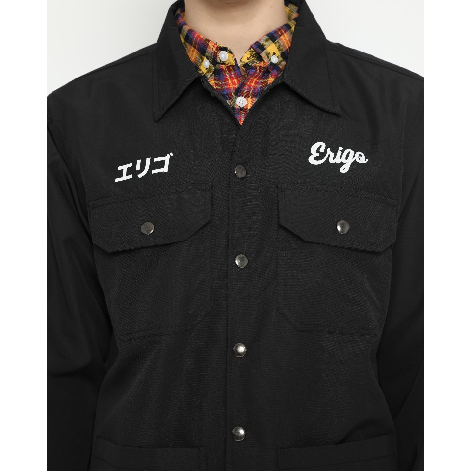 Erigo Coach Jacket Fujinkai Black-4