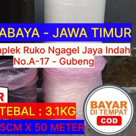 

❇ Buble Wrap Hitam 125 Cm x 50 Meter - 2.1KG MIX ABU2 ☺