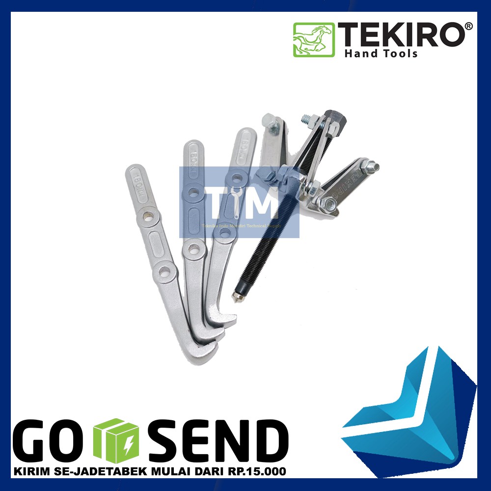 TEKIRO Treker Kaki 3 ukuran 6 INCH / Three Arm Gear Puller 6&quot;