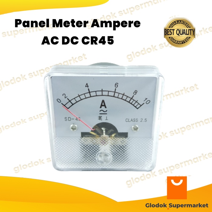 Panel Meter Ampere AC DC CR45 SD 45 EBCHQ