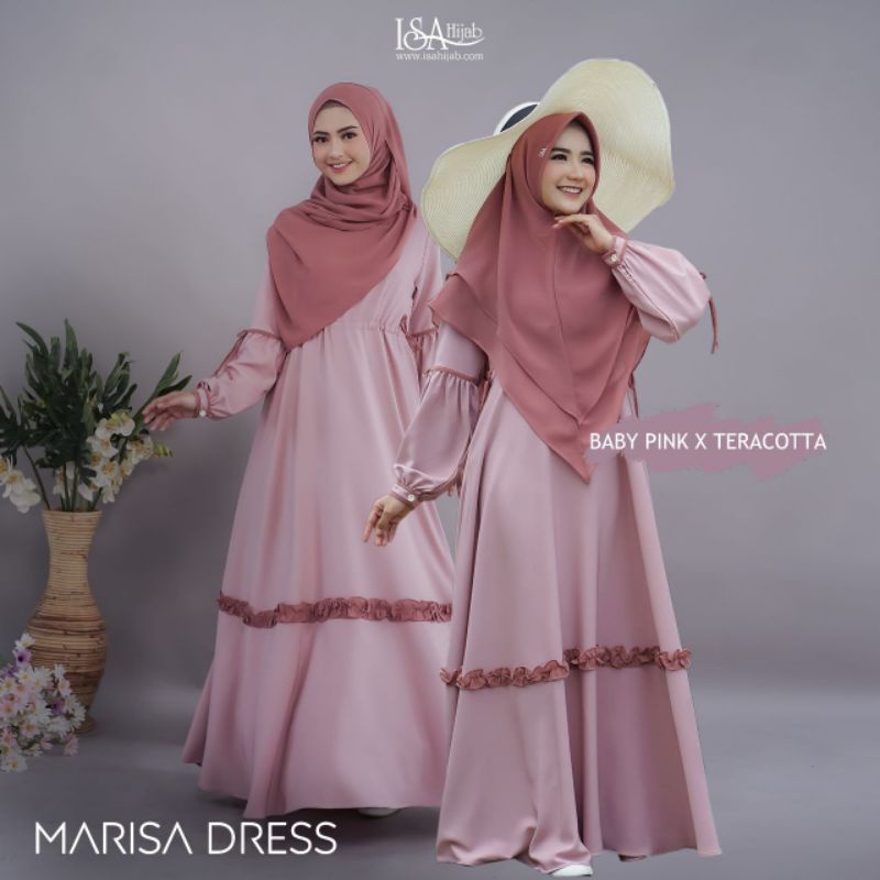 READY Gamis Marisa Set By Isa Hijab