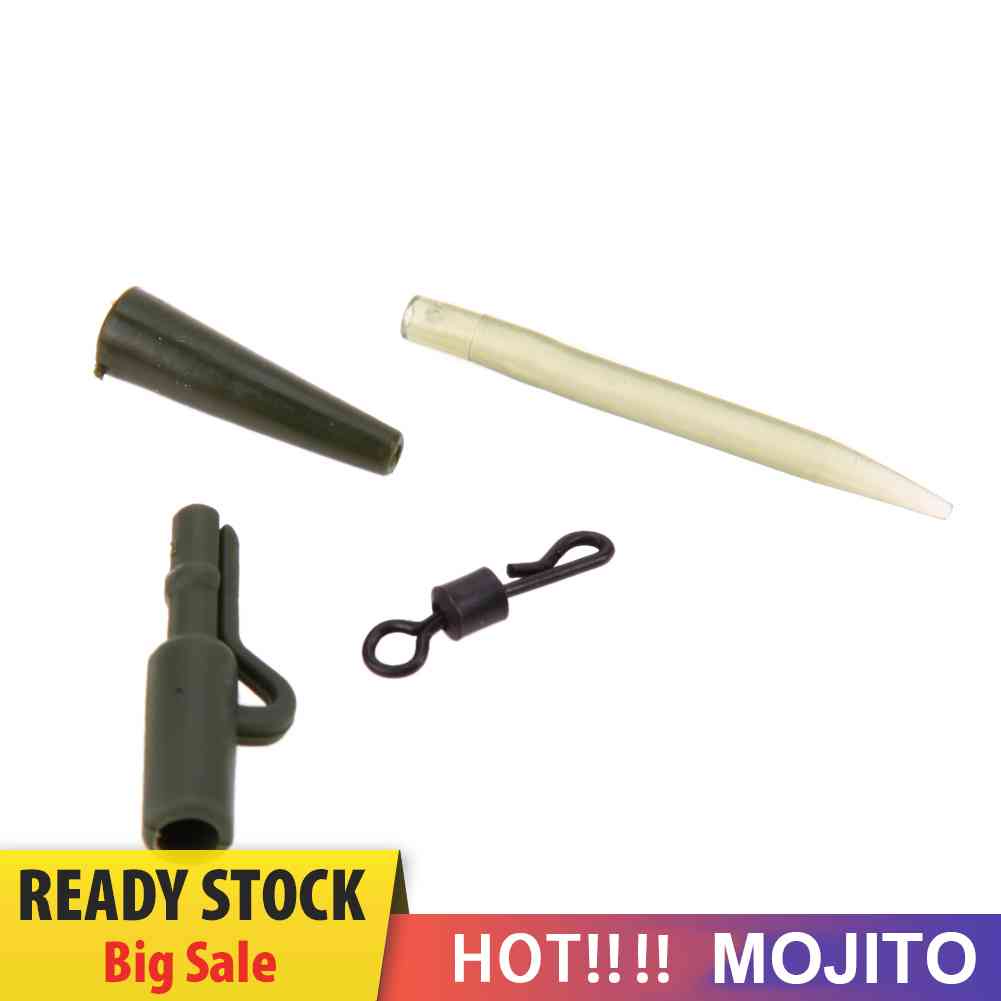 40 Pcs Klip Timah Pemberat Umpan Pancing Quick Change Anti Kusut