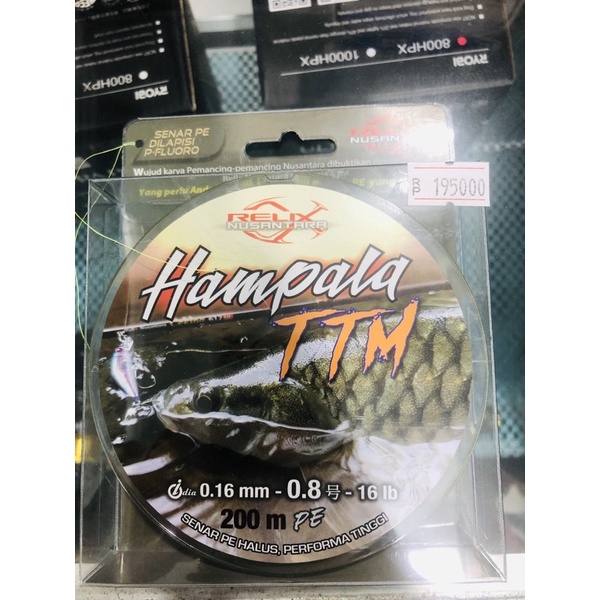 senar pe 0.8 relix nusantara hampala TTM | senar casting