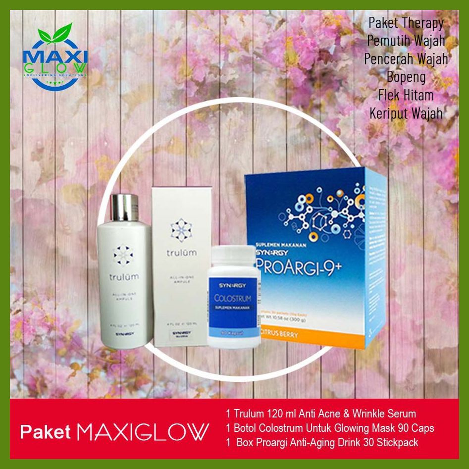 }XL• Paket Perawatan Wajah Obati Jerawat Keriput Wajah Flek Hitam Maxiglow 