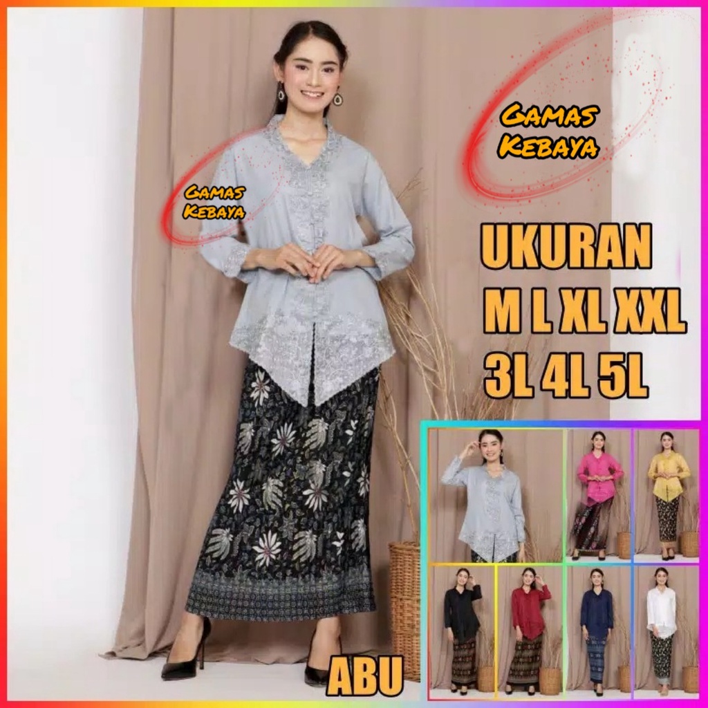 SETELAN KEBAYA ENCIM MURAH /KEBAYA ENCIM/KEBAYA ENCIM MODERN/KEBAYA JUMBO/BAJU KEBAYA 2021