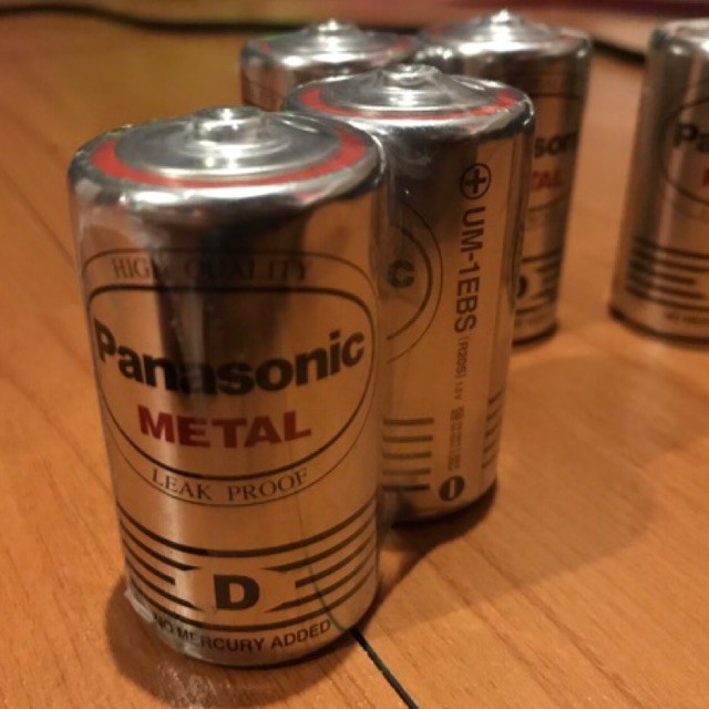 Baterai Panasonic Jumbo Size D A1 UM1/Baterai Panasonic Metal LEAK PROOF UM-1EBS 1.5V 1 PCS