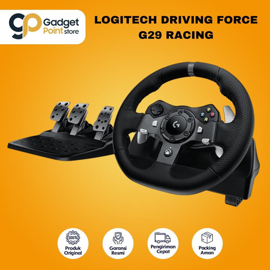 Logitech Driving Force G29 Racing Wheel for Playstation PS3/PS4/PS5 - Garansi Resmi