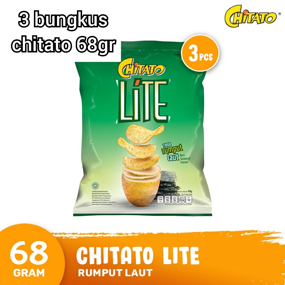 

Chitato Lite Rumput Laut 68gr - 3pcs