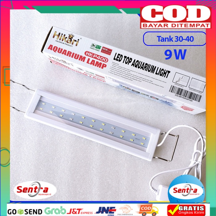 Lampu LED Aquarium Aquascape P 400 ukuran 30-40 cm NEW