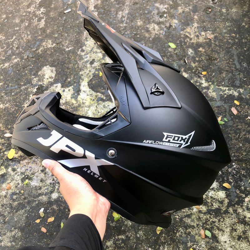 Helm JPX Cross Solid Set Kacamata Google