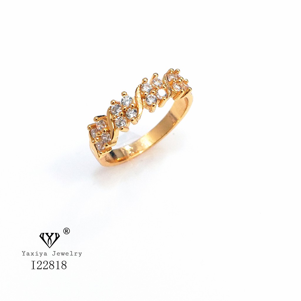 

Cincin Wanita Permata Perhiasan Lapis Emas 18K Yaxiya Jewelry 535