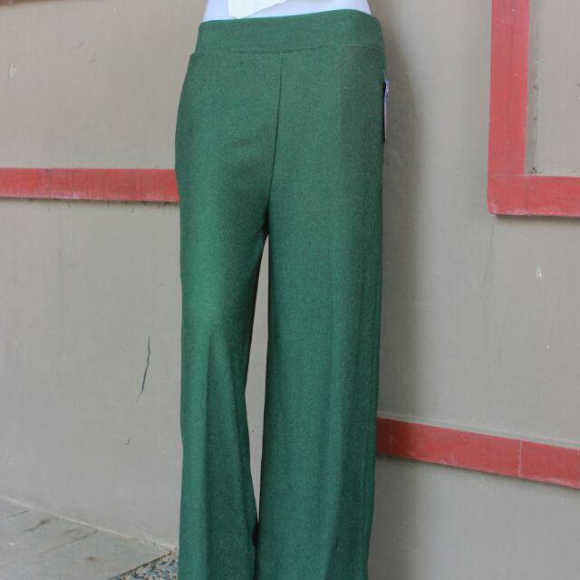 (S_C) CELANA KULOT CREPE PASIR POLOS-Army