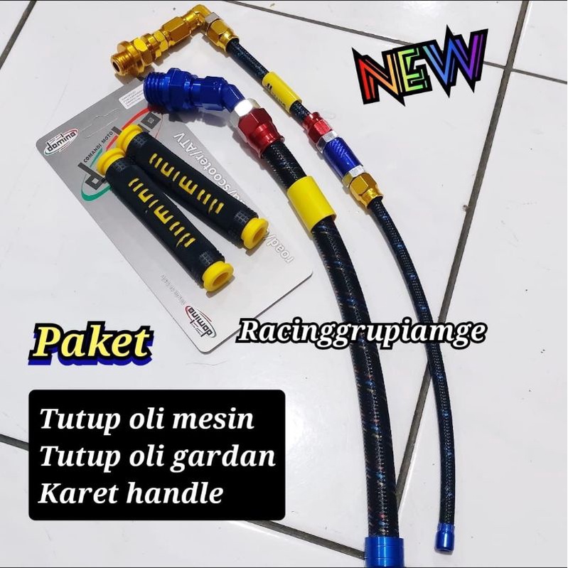 Paket Selang Garden Gardan Dan Selang Tutup Oli Mesin Psi Murah 1 Paket - Foto Asli