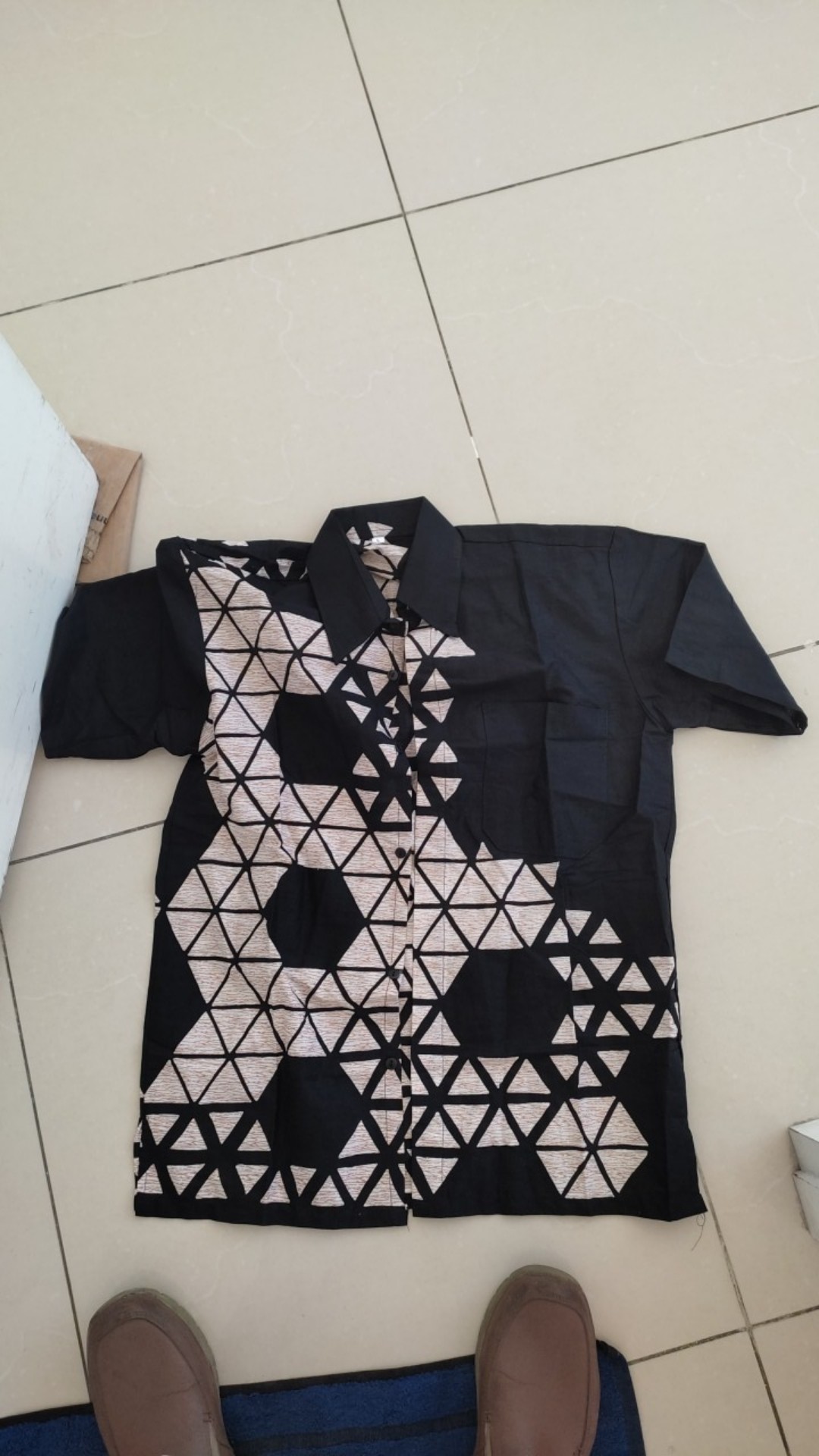 Kemeja Batik Pria Lengan Panjang Size M L Xl Xxl Bswart Batik Hrb026 Kenongo Hem Panjang Padi