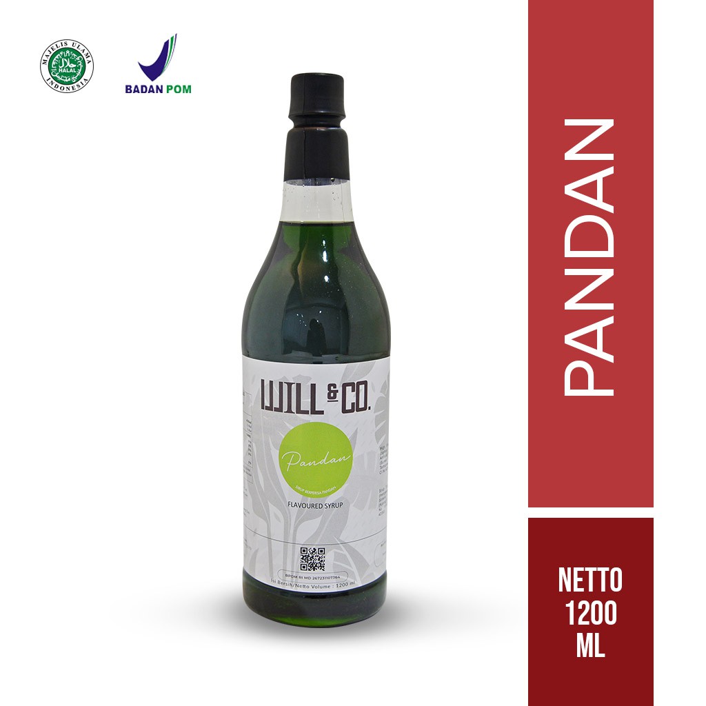 

Will&Co Sirup Pandan 1.2 Liter