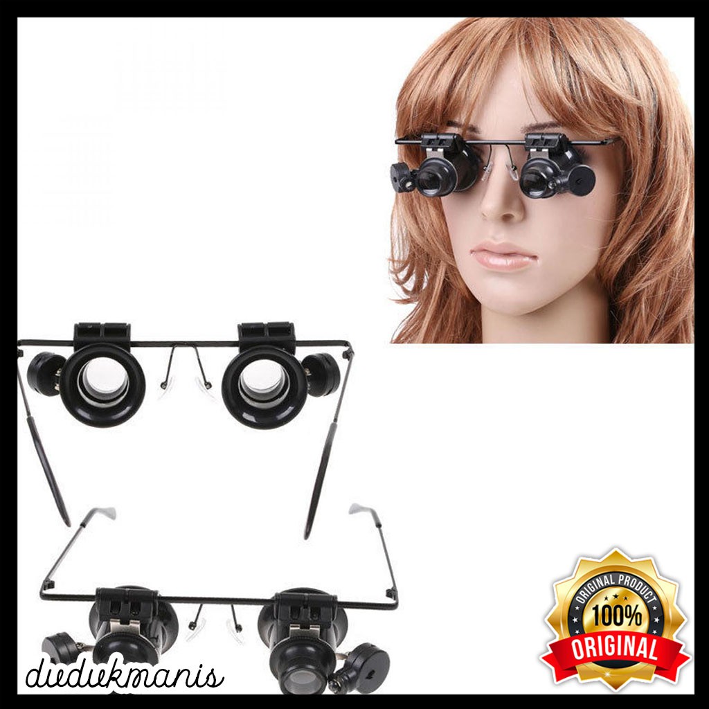 

Kacamata Pembesar Reparasi Jam Perhiasan 20x Magnifier PER-866