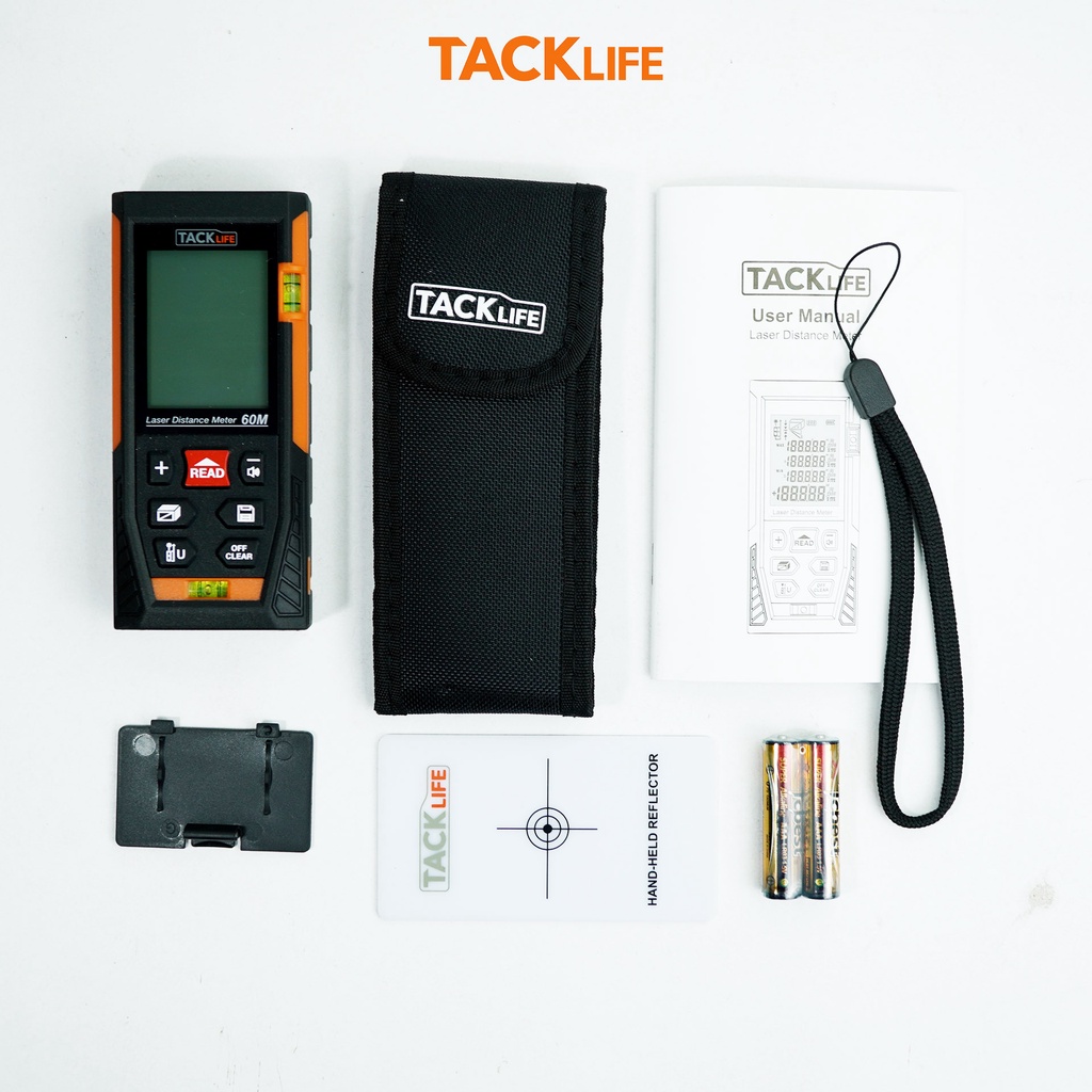 METERAN LASER TACKLIFE HD-60 / PENGUKUR LASER 60M