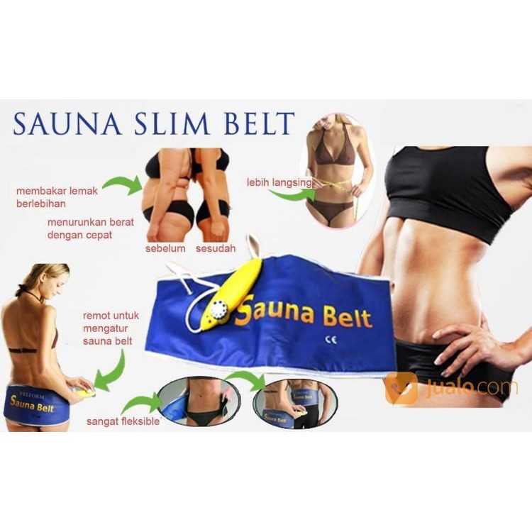 Sauna Belt Sabuk Pelangsing Tubuh Dan Pembakar Lemak Alat Pelangsing Perut