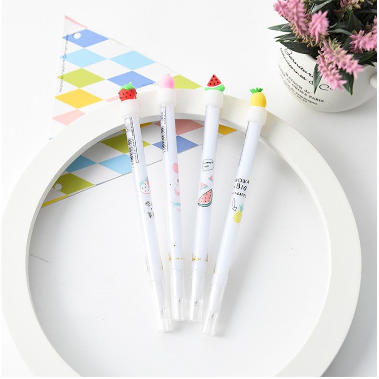 

ILAHUI Gel Pen Sequin Fruit / Stationery