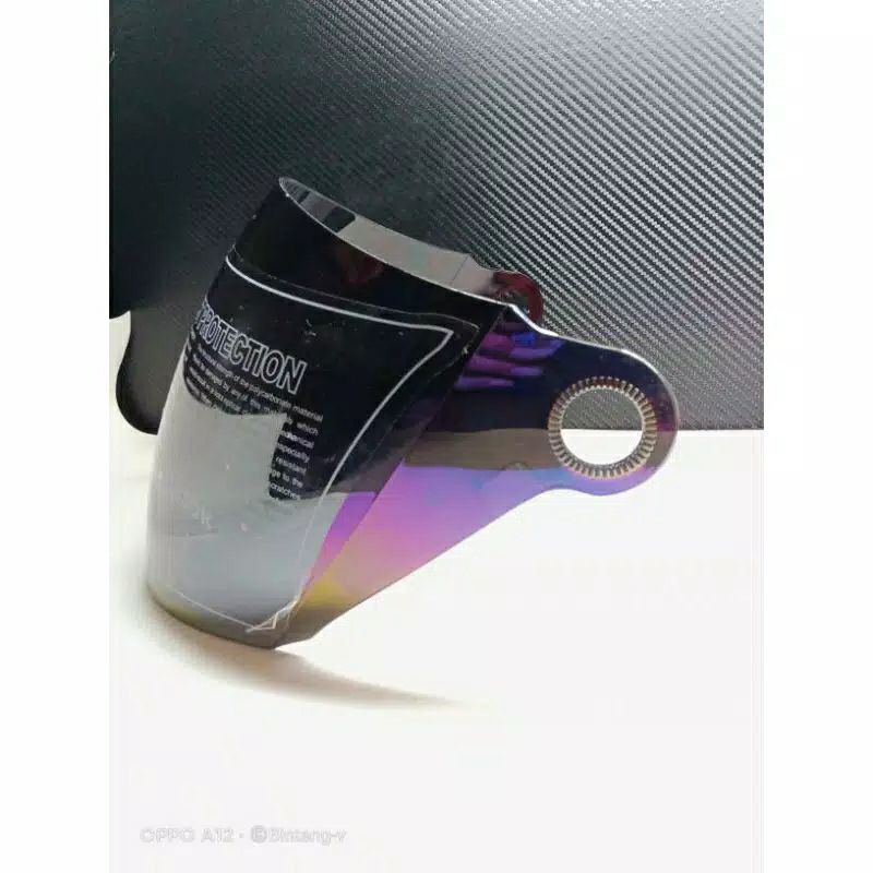 [BISA COD] Visor Helm Vog Turbo/ Nhk Predator 1 visor ,Gag spirit Rainbow (Pelangi) bening smoke