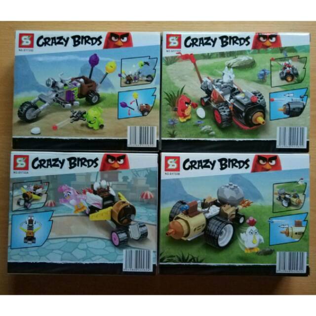 Bricks Lego SY733 A-D Crazy birds (4set)