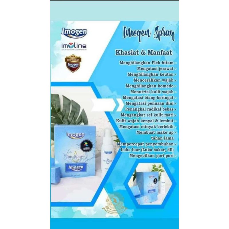 IMOGEN SPRAY sudah BPOM