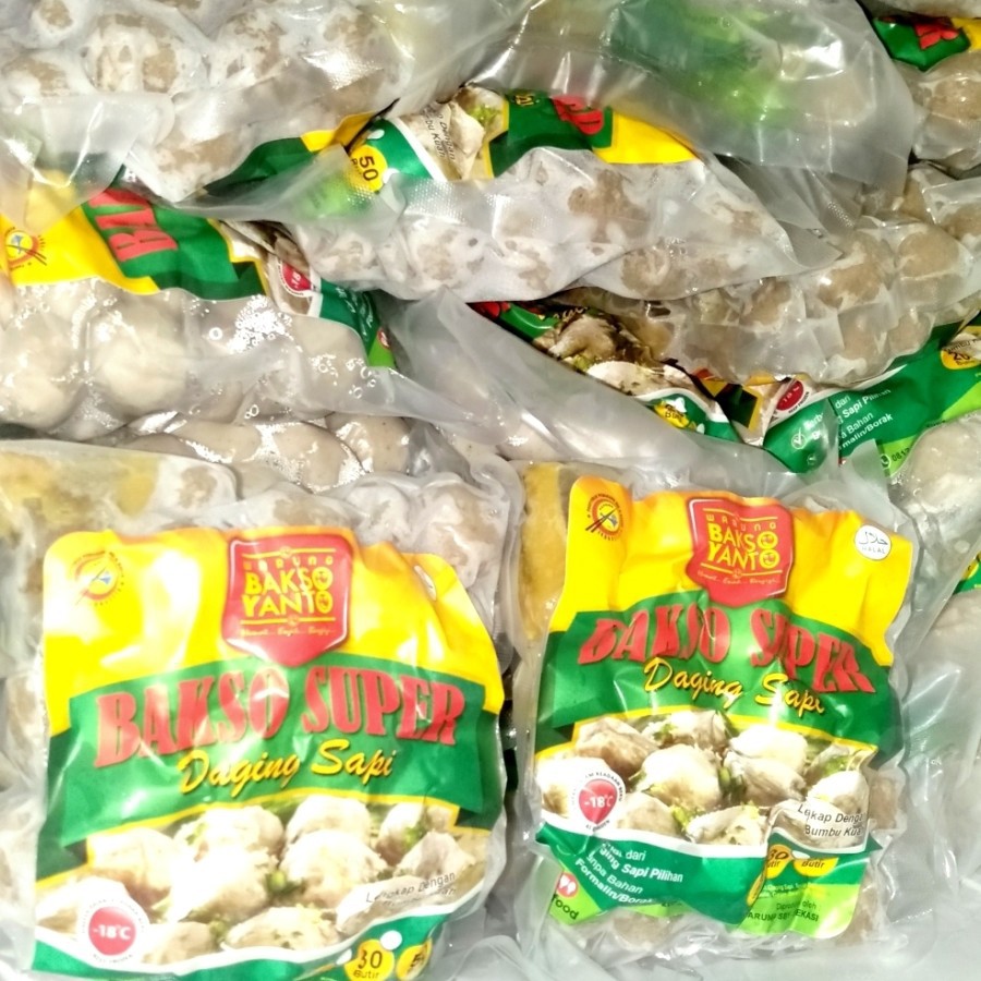 

Bakso Kering + bumbu untuk kuah (isi 40 butir)