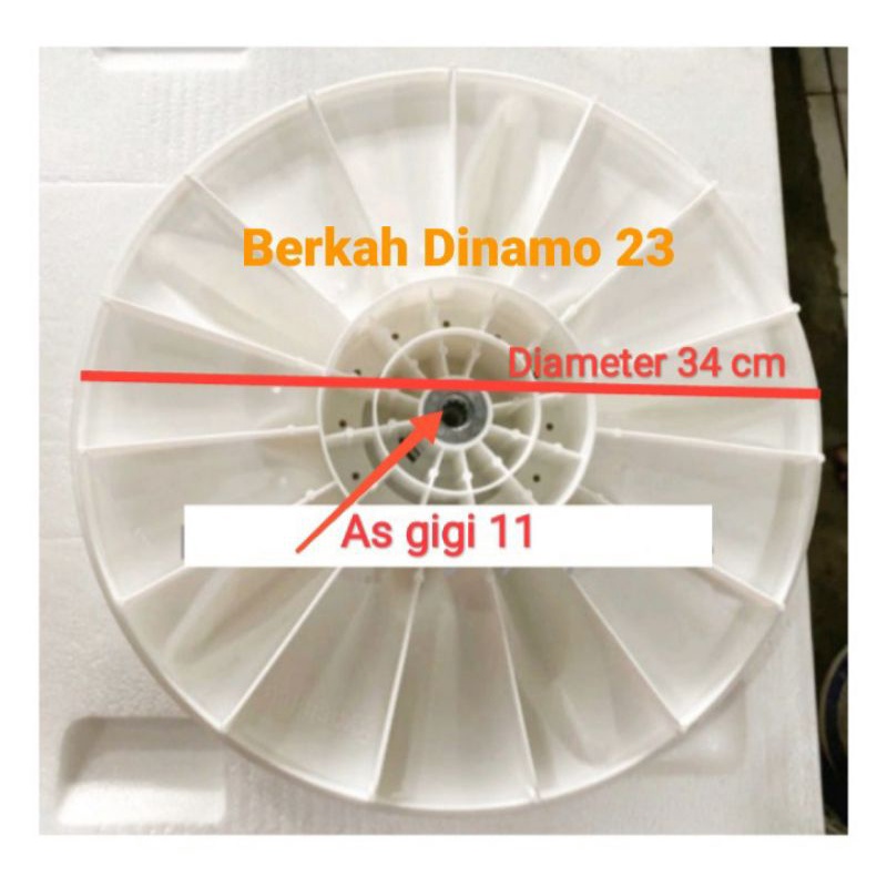 Pulsator Mesin Cuci POLYTRON PAW 7511 Mesin Cuci 1 Tabung Zeromatic Paw7511