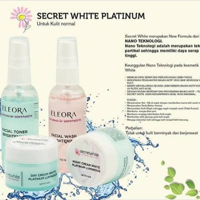 ELEORA PLATINUM SECRET WHITE