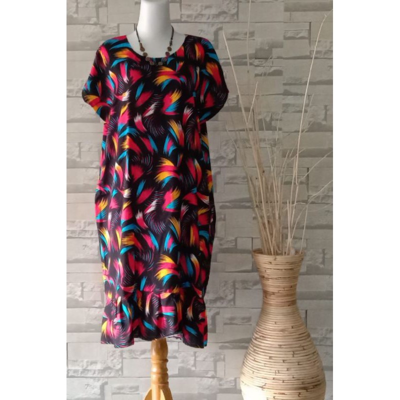 Daster Viral Ruffle, Daster Ruffle Kekinian, Daster Ruffle Busui, Daster Ruffle Busui