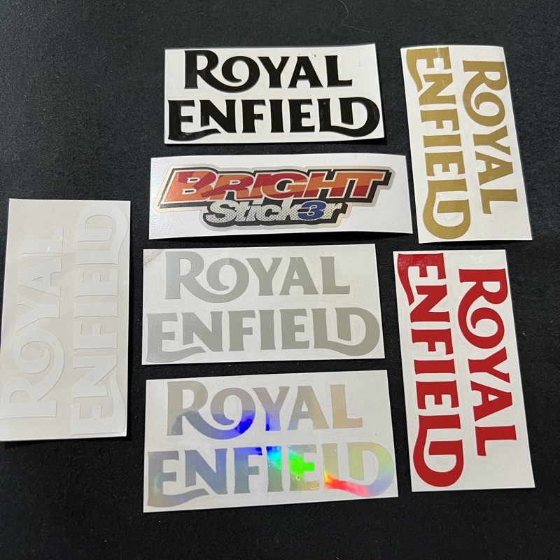 STICKER ROYAL ENFIELD CUTTING