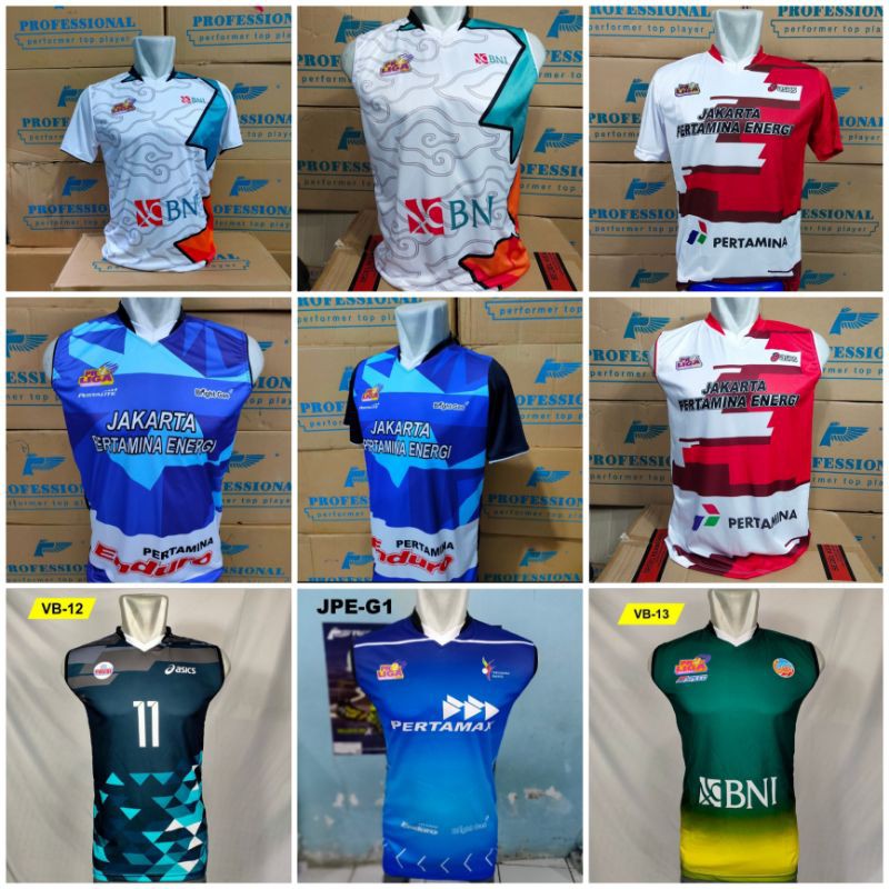COD baju volly printing / baju volly proliga / baju volly printing BNI
