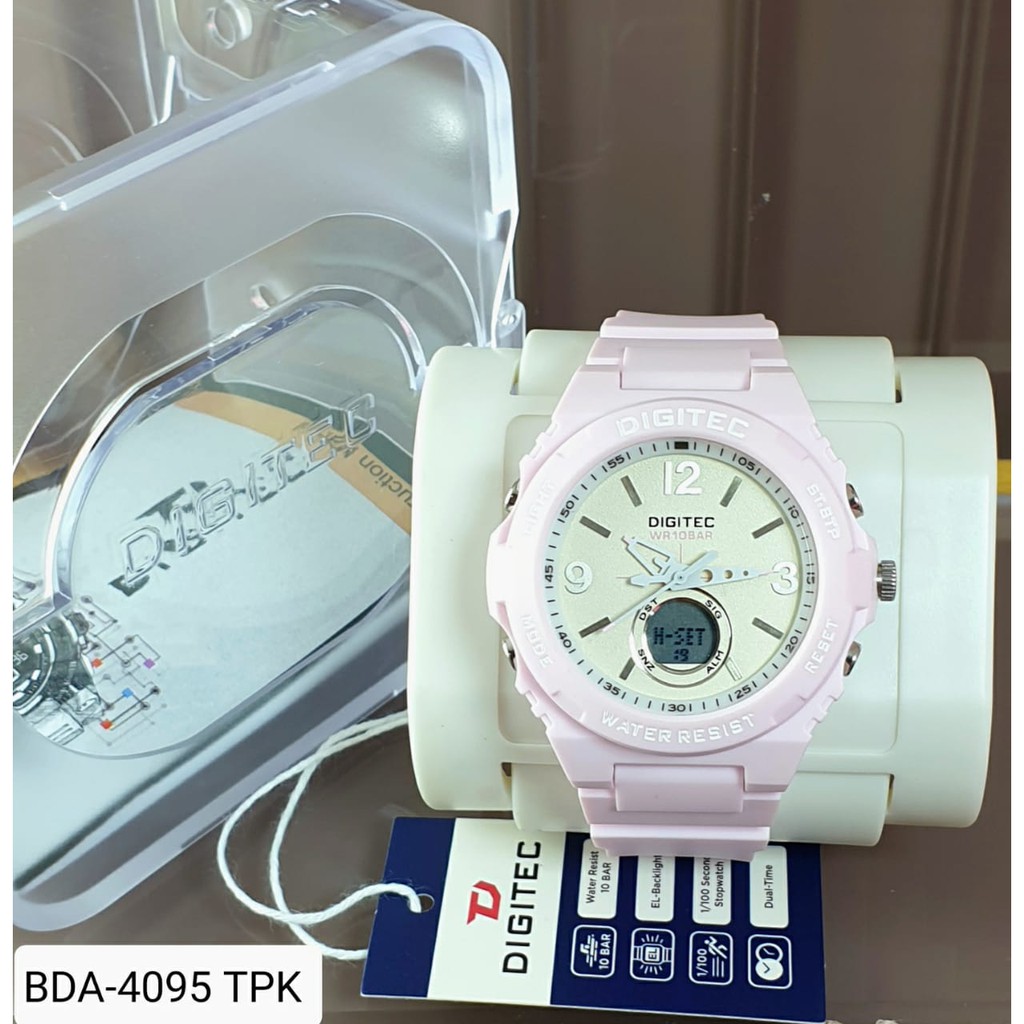 JAM TANGAN ORIGINAL DIGITEC WANITA ANTI AIR NEW MODEL