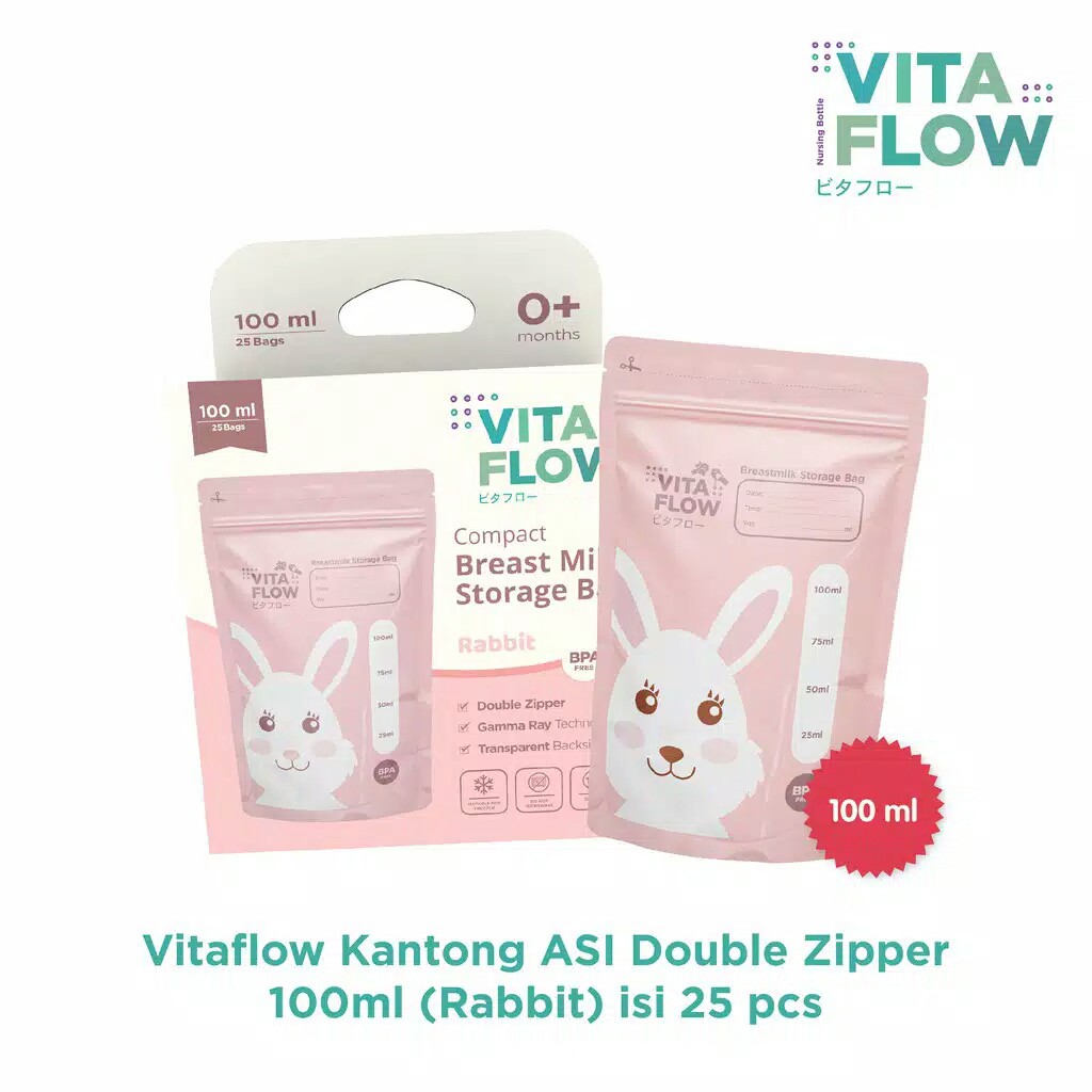 VITAFLOW Kantong ASI 100ml Animal Series