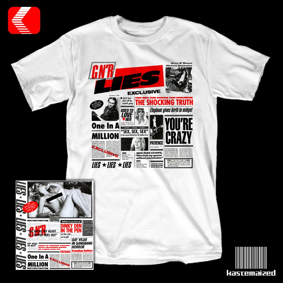 Kaos Band GUNS N ROSES - LIES