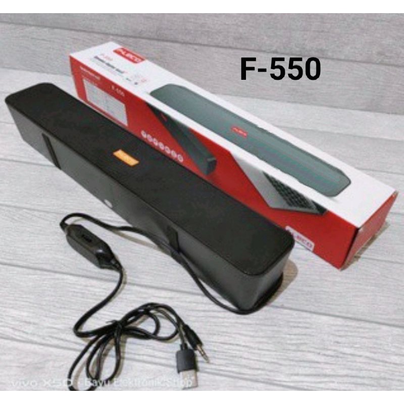 Speaker soundbar Fleco F-550 speaker laptop komputer dan hp