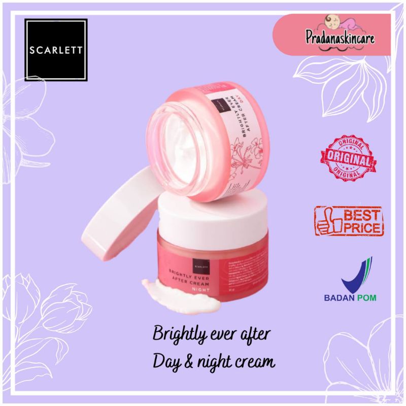 Cream Scarlett whitening bpom | paket cream wajah 100% original
